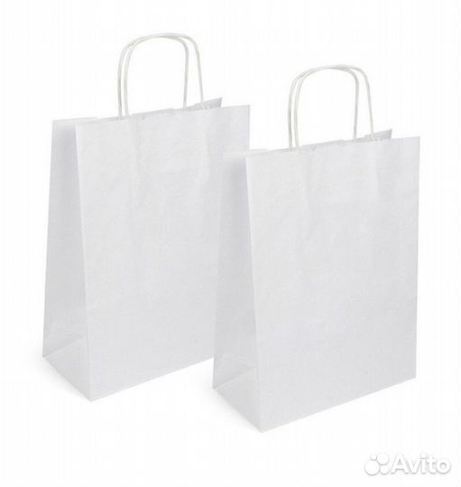 Пакет бумажный с ручками, без ручек, дой пак