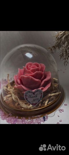 Розы из мыла