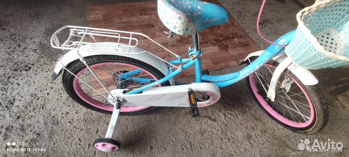 Велосипед детский 18 дюймов для девочки