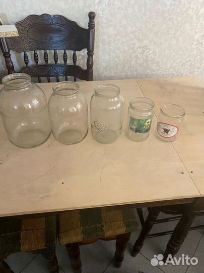 Банка стеклянная 1л/700мл/500мл