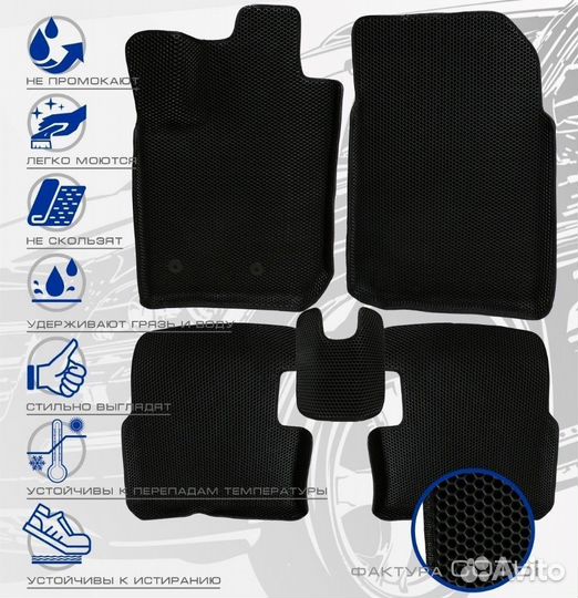 3D коврики ева hyundai Tucson 2004-2010