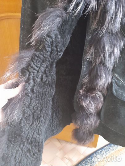 Дубленка натуральная женская 42