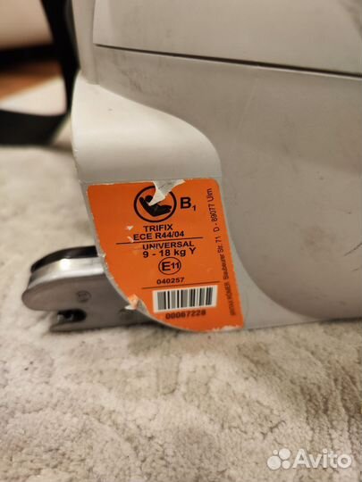 Автокресло britax romer 9-18