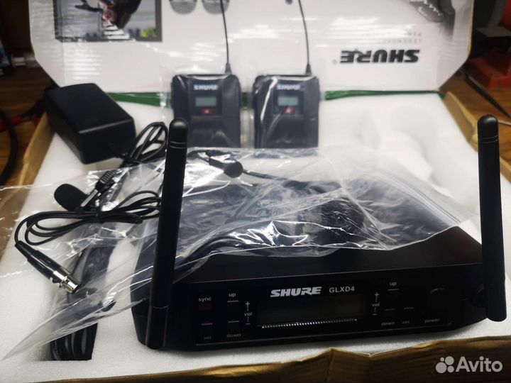 Петличный микрофон Радиосистема Shure glxd 4