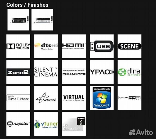 Ресивер Yamaha RX-V771 Bluetooth dlna airplaywifi