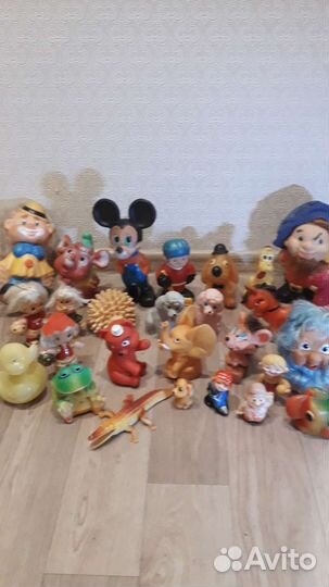 Резиновые игрушки СССР