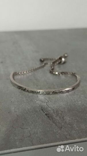 Серебряный браслет универсальный размер