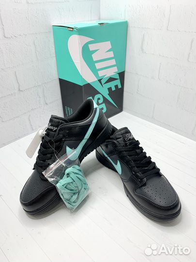 Кроссовки Nike air Force 1 x Tiffany luxe