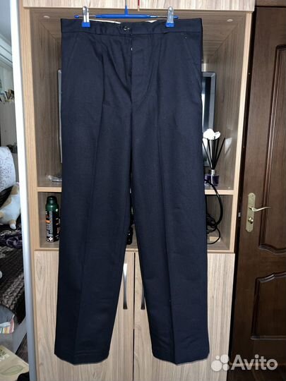 Брюки мужские синие 46-48 размер