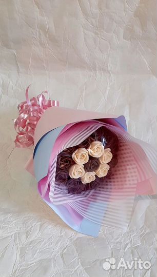 Букет из шоколадных чайных роз