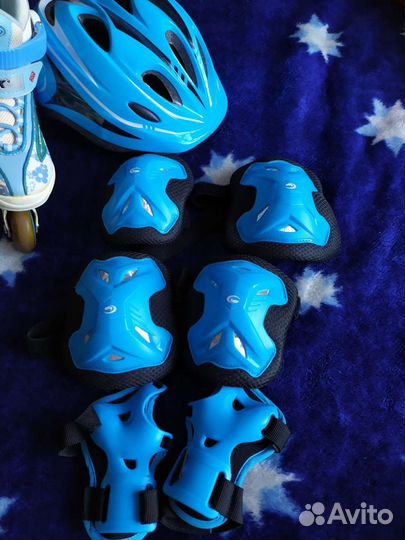 Роликовые коньки детские раздвижные, ролики