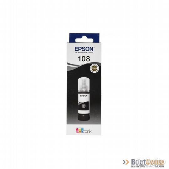 Картридж Epson 108 C13T09C14A Black для L8050/L180