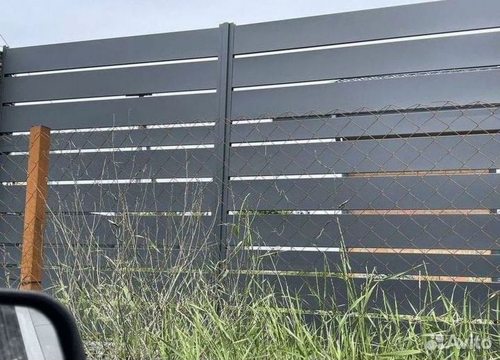 Забор ранчо (горизонтальный)