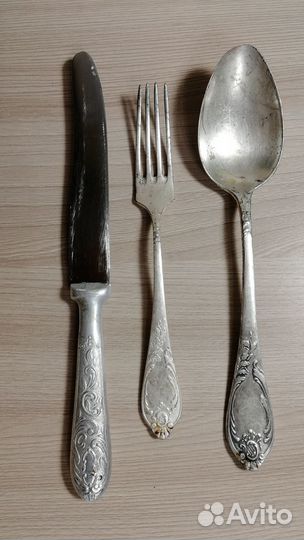 Столовые приборы СССР мельхиор