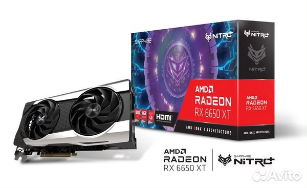Видеокарта RX 6650XT Nitro+