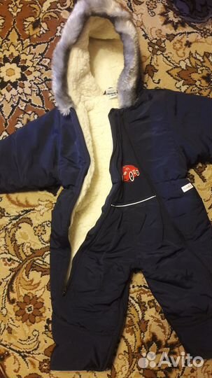 Зимний комбинезон на меху 86-92