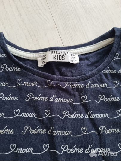 Пакет фирменных вещей на девочку 104-110