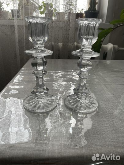 Хрустальные подсвечники