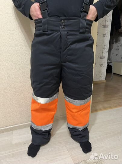 Рабочий полукомбинезон теплый мужской