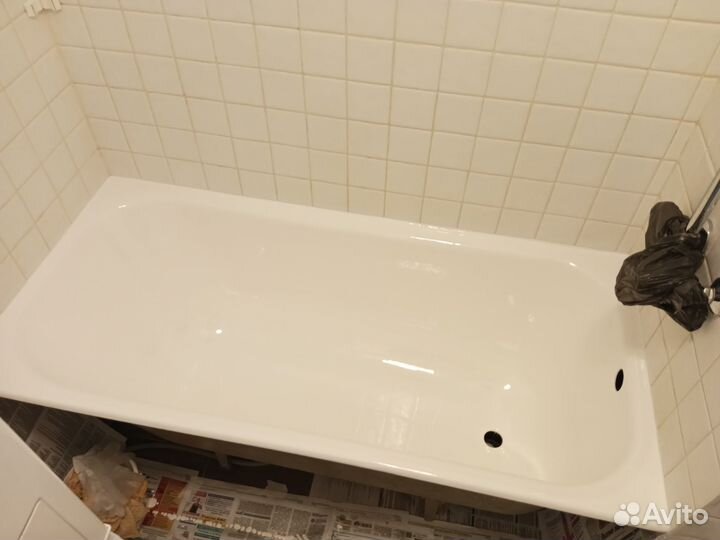 Реставрация ванн жидким акрилом Люберцы. За 2 часа