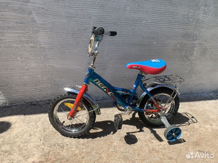 Детский велосипед четырехколесный 12 дюймов колеса