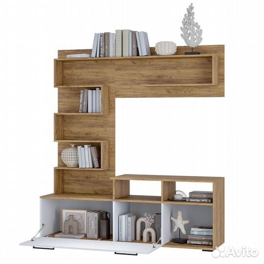 Гостиная Евро Крафт + Белый