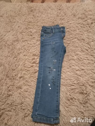 Джинсы для девочек 98