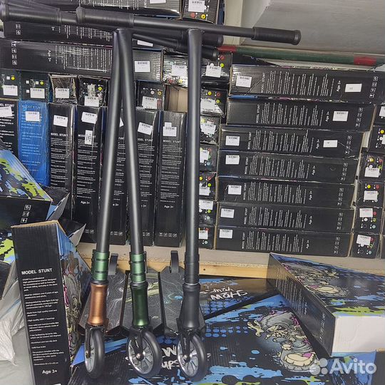 Самокат Трюковой leader 120мм оптом