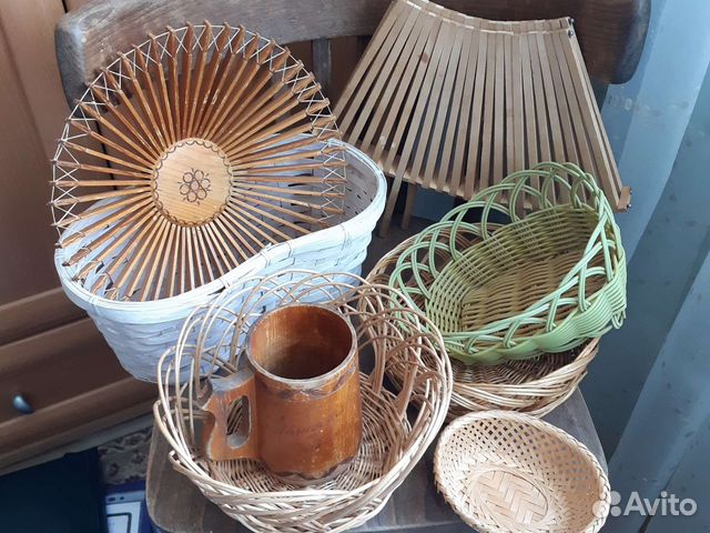 Корзина плетеная для хранения