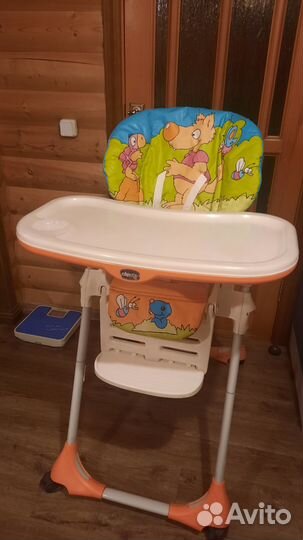 Стульчик для кормления chicco polly