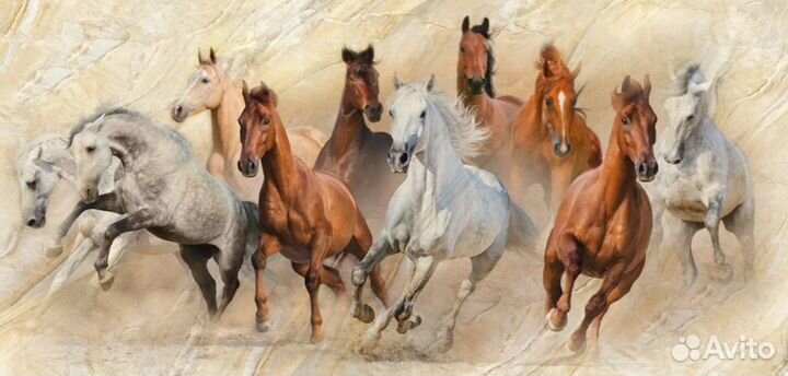 Фотообои и фрески на заказ. Основа - гибкий мрамор