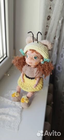 Вязаная шарнирная куколка