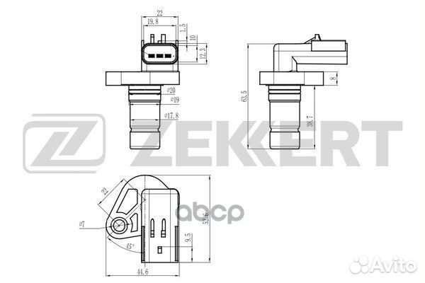 Датчик положения коленвала Chrysler Voyager/Gra
