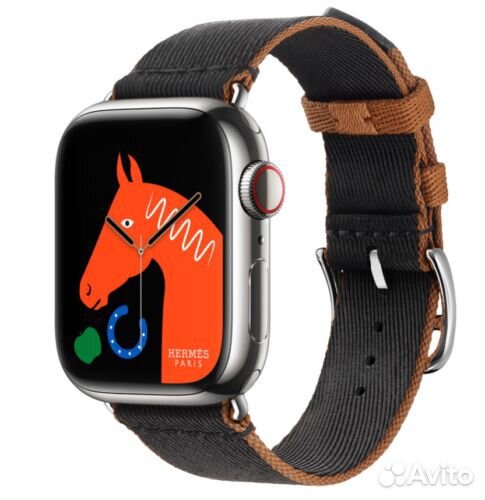 Ремешок Apple Watch Hermès Band - 41mm - Noir/Gold