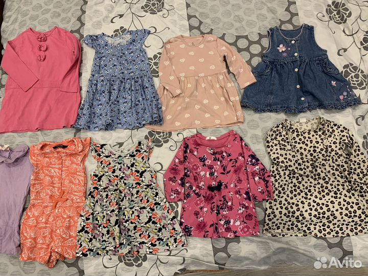 Детские вещи пакетом для девочки 80-86-92