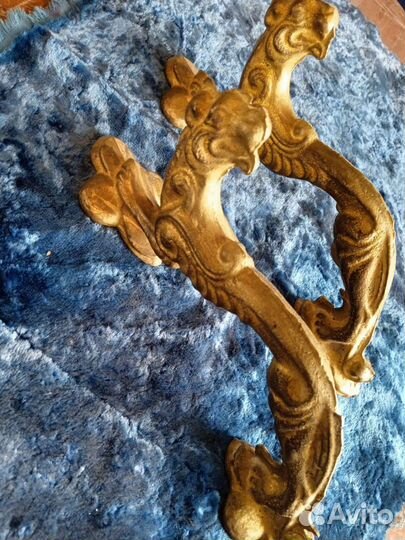 Антикварные дверные ручки тигры. 17-19вв