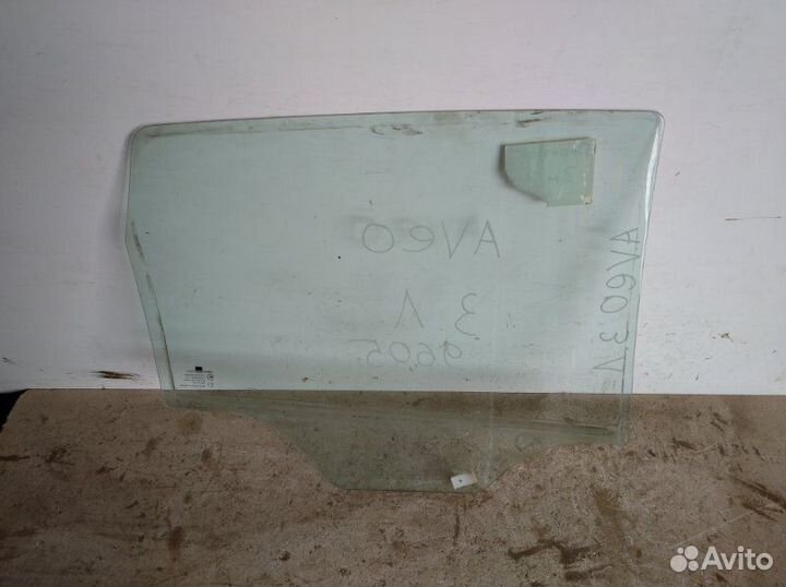 Стекло заднее левое Chevrolet Aveo 2003-2008