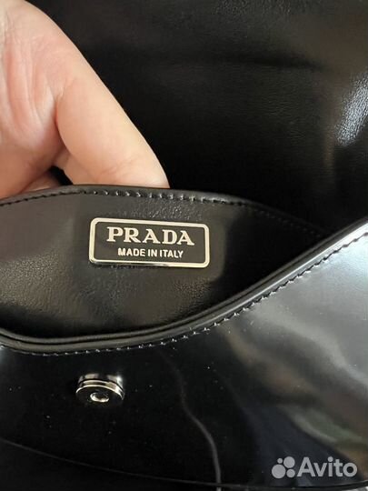 Сумка prada Cleo flap черная