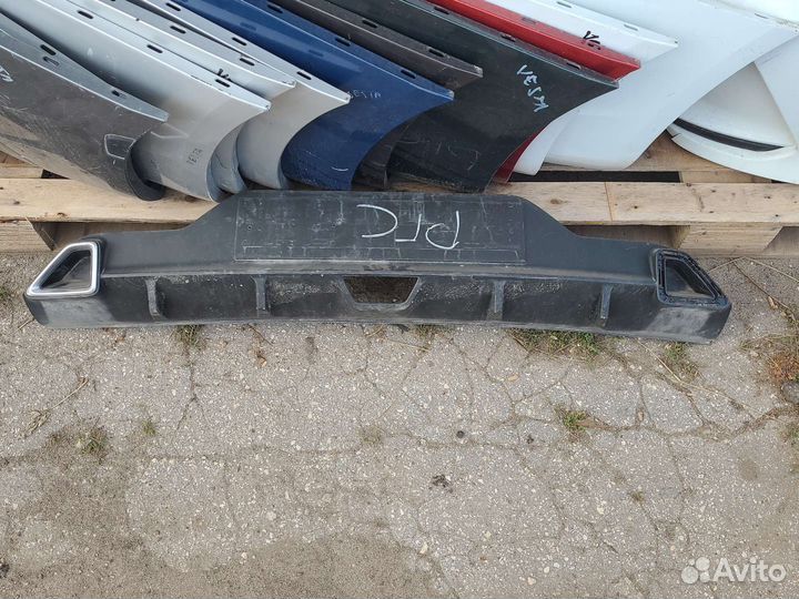 Накладка заднего бампера kia rio 4 fb с 2020