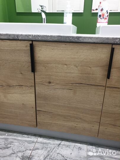 Шкаф для ванной с раковинами комод