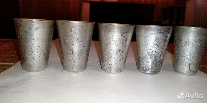 Мельхиоровые стопки СССР