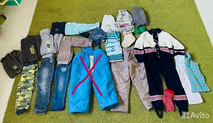 Тёплые вещи на мальчика пакетом, 92-110 2,3,4,5