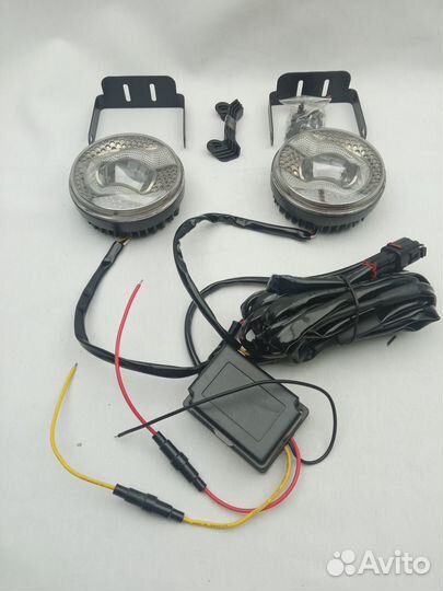 Фары светодиодные противотуманные + дхо YCL-773