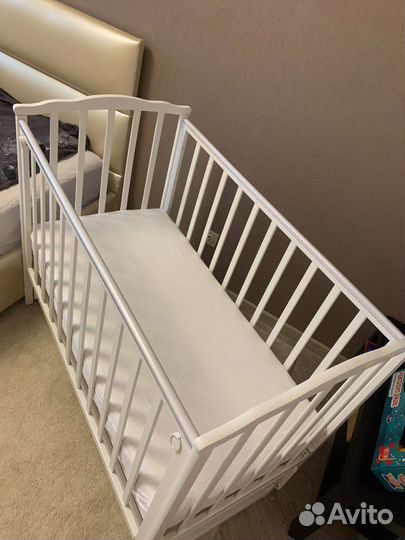 Кровать Можга Кристина+матрац+п/белье+бортики