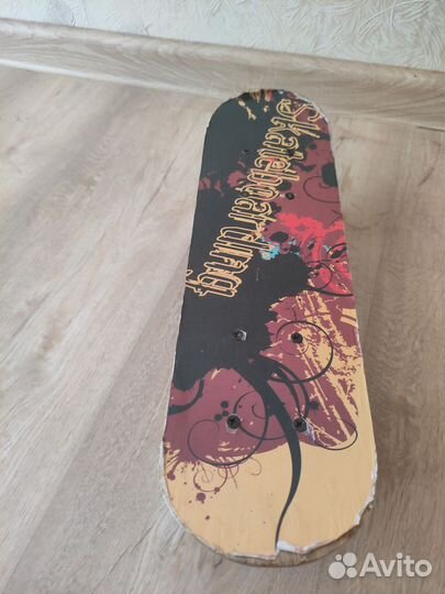 Скейтборд детский бу, малый доска 43*15