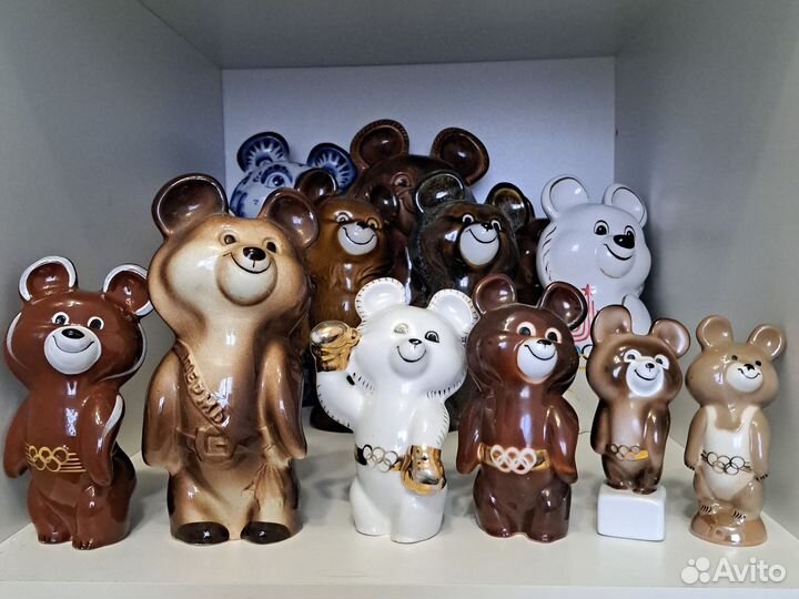 Олимпийский мишка 1980 (31 шт)