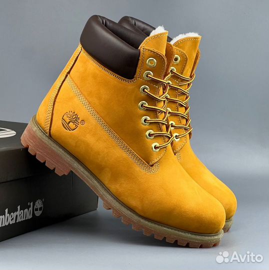 Теплые Timberland с мехом