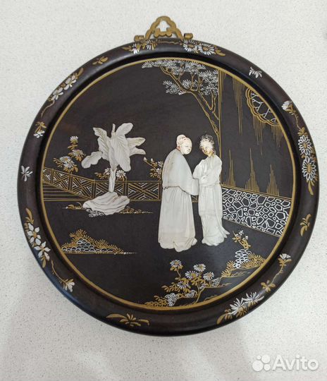 Картина Панно настенное Китай 50е годы