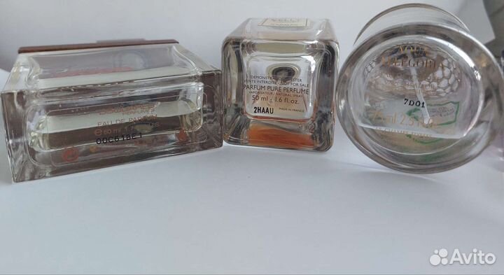 Остатки во флаконах - Givenchy, Guerlain, Hermes