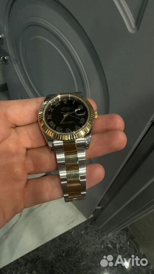 Rolex datejust сталь-золото